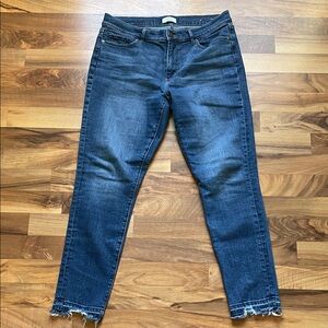 LOFT Dark Blue Ankle Jeans